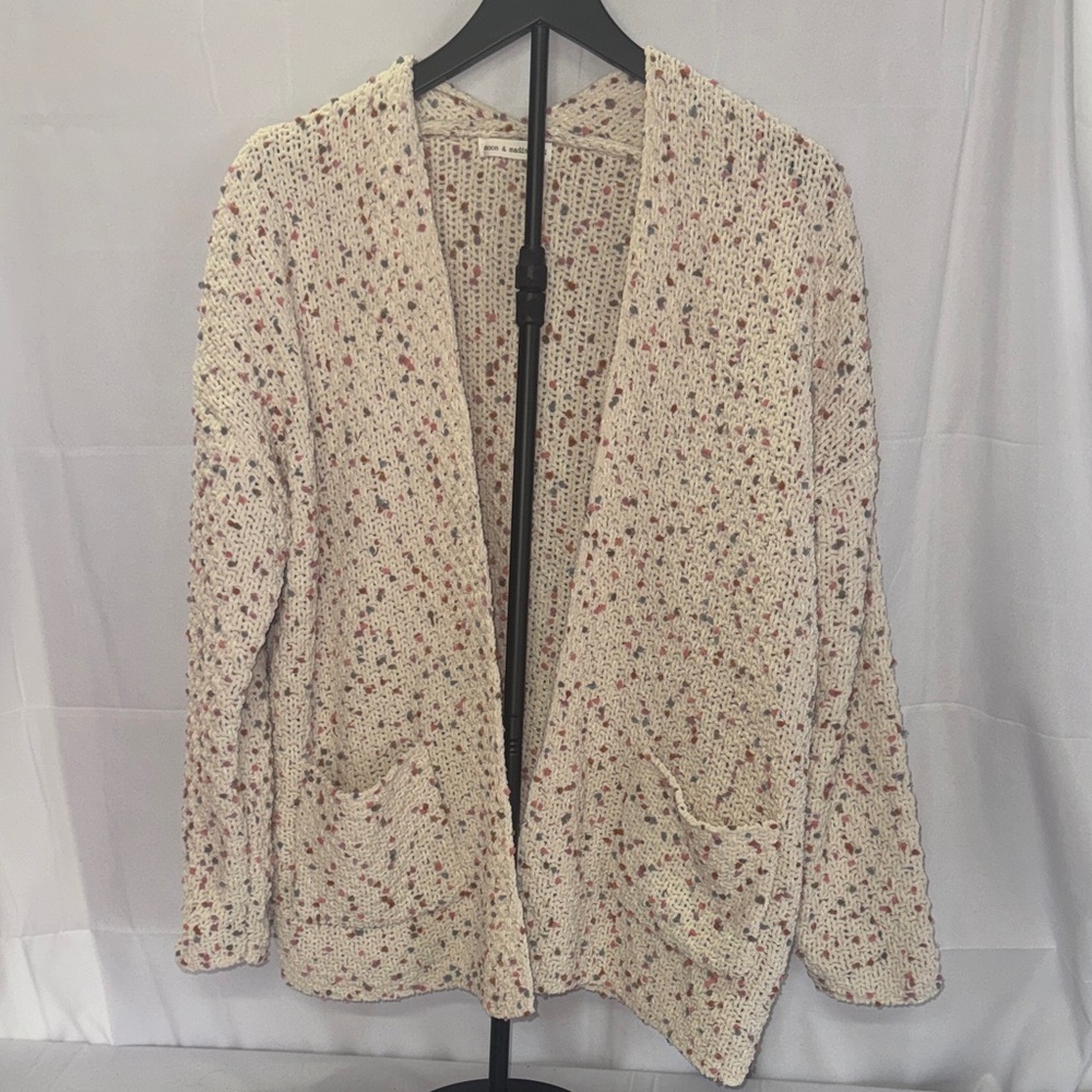 Women's Cream Speckled Sweater